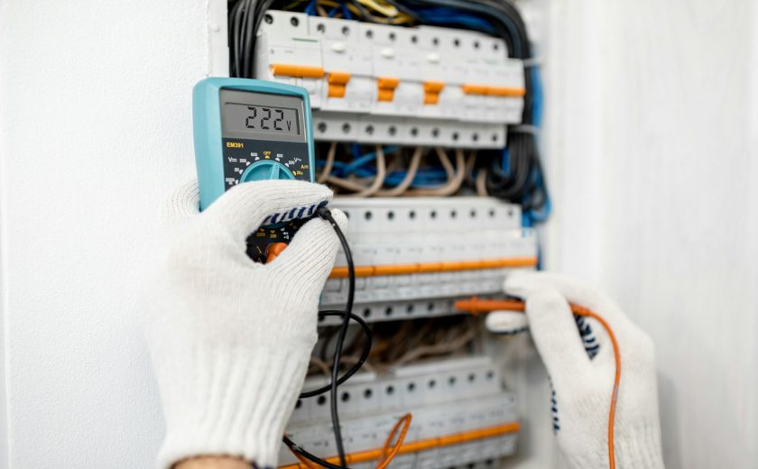 Installing or repairing electrical panel